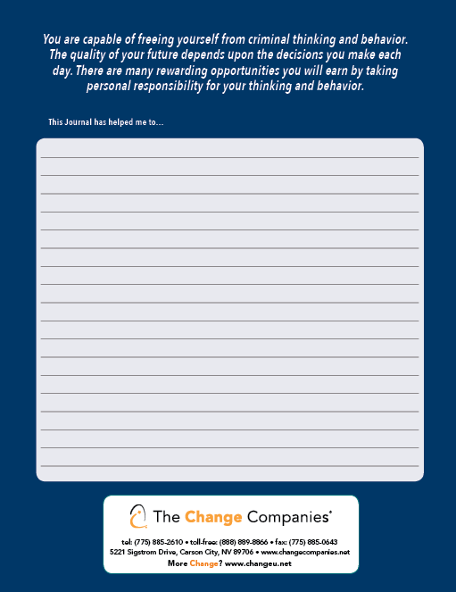 Daily Mindfulness Journal – The Change Companies